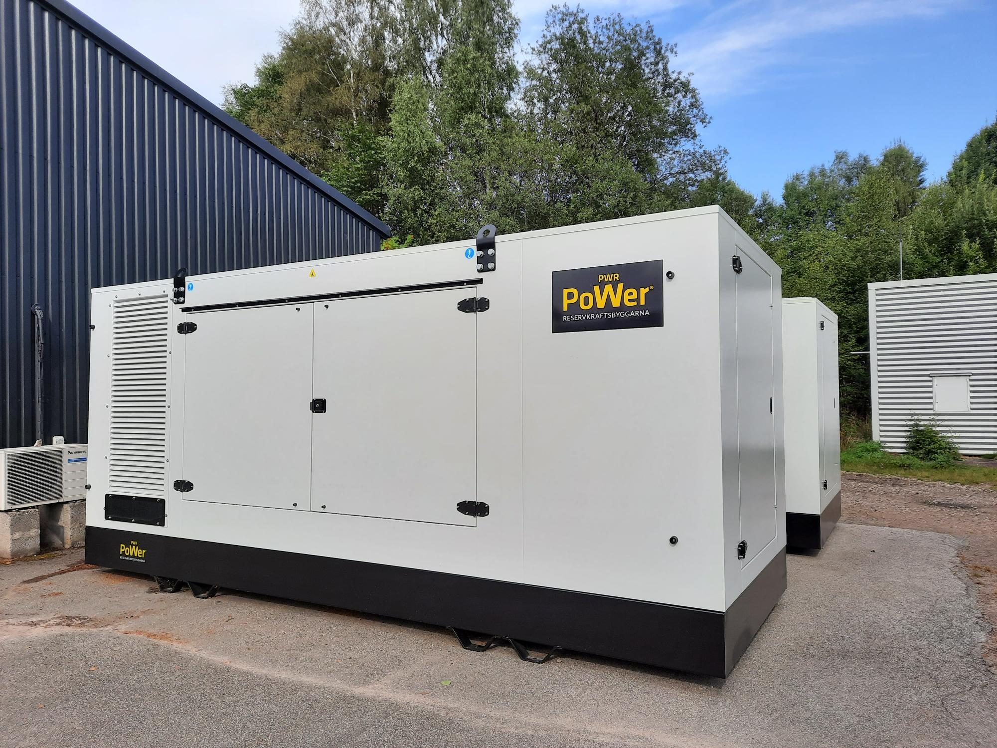 Inbyggda reservkraftverk från PWR Power